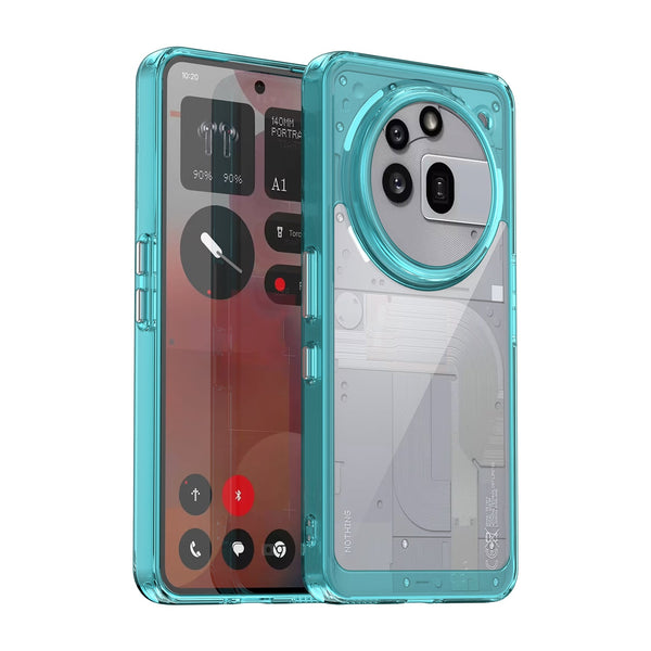 Nothing Phone (3a) Pro Soft TPU Bumper Case [Clear Blue]