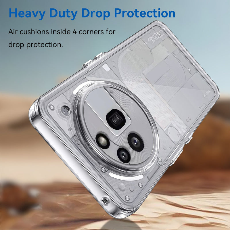 Nothing Phone (3a) Pro Soft TPU Bumper Case [Clear]