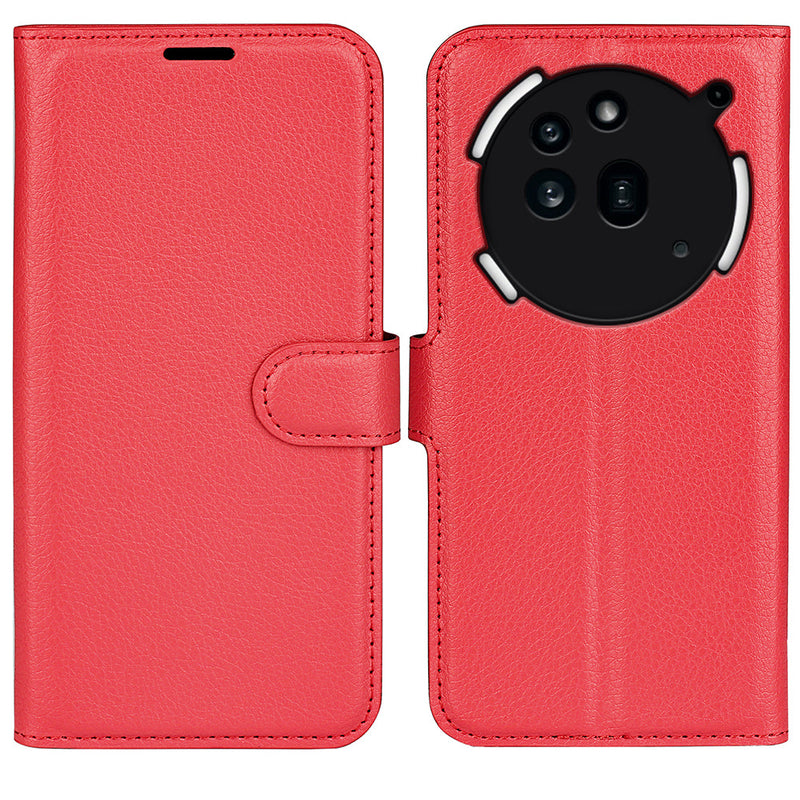 Nothing Phone (3a) Pro PU Wallet Case [Red]