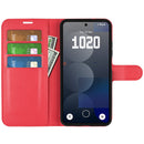 Nothing Phone (3a) Pro PU Wallet Case [Red]