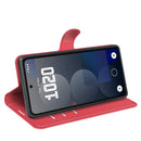 Nothing Phone (3a) Pro PU Wallet Case [Red]