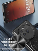 Nothing Phone (3a) Pro Ring Kickstand Case w/ Camera Cover [Rose Gold]