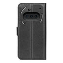Nothing Phone (3a) PU Wallet Case [Black]
