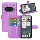 Nothing Phone (3a) PU Wallet Case [Purple]
