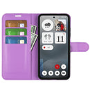 Nothing Phone (3a) PU Wallet Case [Purple]