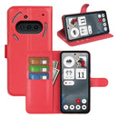Nothing Phone (3a) PU Wallet Case [Red]