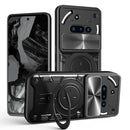 Nothing Phone (3a) Ring Kickstand Case w/ Camera Cover [Black]