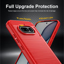 NOTHING Phone (4a)  Carbon Fibre TPU Case Slim Shockproof Cover Red