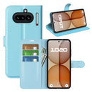 Wallet Case for Nothing Phone (4a) – PU Leather Flip Cover with Card Holder & Stand [LightBlue]