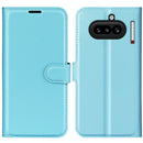 Wallet Case for Nothing Phone (4a) – PU Leather Flip Cover with Card Holder & Stand [LightBlue]