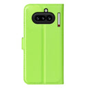 Wallet Case for Nothing Phone (4a) – PU Leather Flip Cover with Card Holder & Stand [Green]