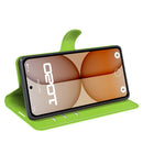 Wallet Case for Nothing Phone (4a) – PU Leather Flip Cover with Card Holder & Stand [Green]