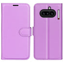 Wallet Case for Nothing Phone (4a) – PU Leather Flip Cover with Card Holder & Stand [Purple]