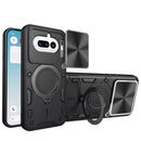 Nothing Phone (4a) Ring Kickstand Case w/ Camera Cover [Black]