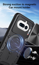 Nothing Phone (4a) Ring Kickstand Case w/ Camera Cover [Red]