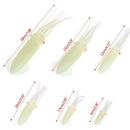 NZDiver Large 15cm Lumo Squid Skirts (pack of 2) 2