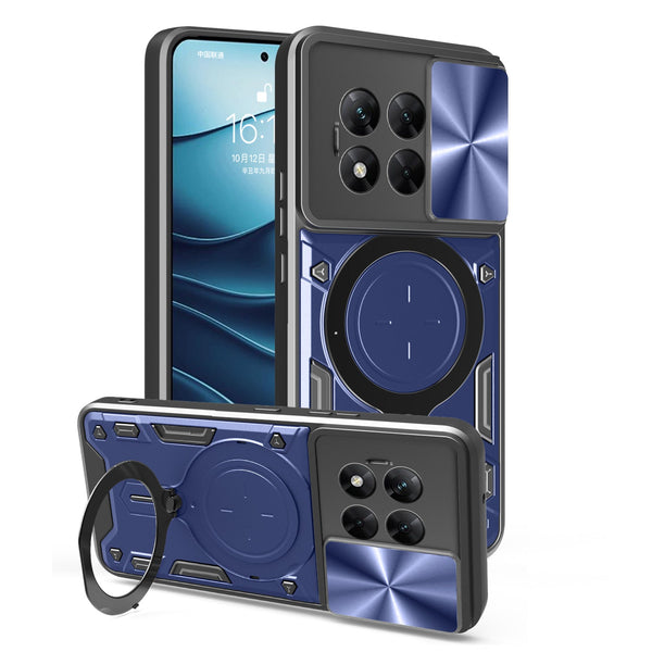 OnePlus 13R 5G  Ring Kickstand Case w/ Camera Cover [Navy]