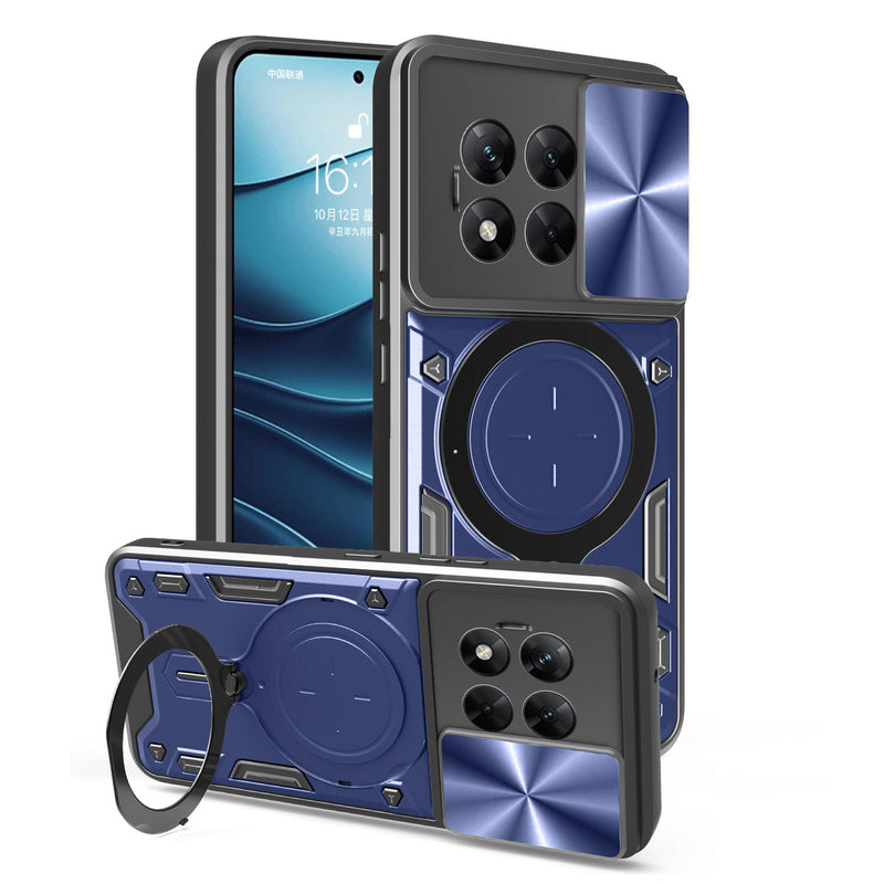 OnePlus 13R 5G  Ring Kickstand Case w/ Camera Cover [Navy]