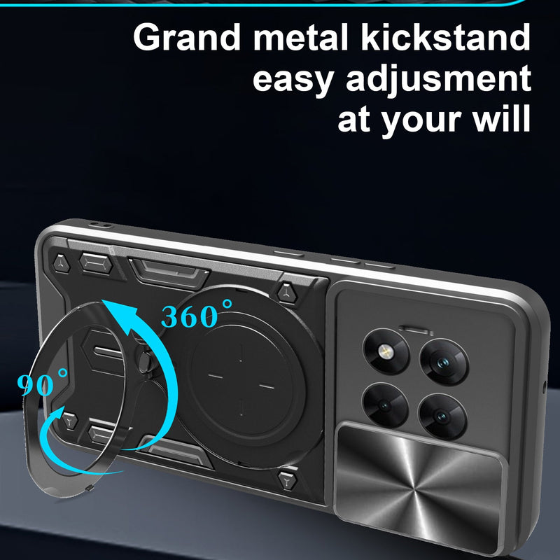 OnePlus 13R 5G  Ring Kickstand Case w/ Camera Cover [Purple]