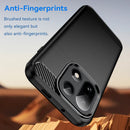 OnePlus 15 Carbon Fibre TPU Case Slim Shockproof Cover Black