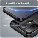 OnePlus 15 Carbon Fibre TPU Case Slim Shockproof Cover Black