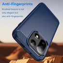 OnePlus 15 Carbon Fibre TPU Case Slim Shockproof Cover Navy