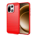 OnePlus 15 Carbon Fibre TPU Case Slim Shockproof Cover Red 1