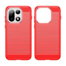 OnePlus 15 Carbon Fibre TPU Case Slim Shockproof Cover Red 7