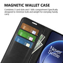 Wallet Case for OnePlus 15 – PU Leather Flip Cover with Card Holder & Stand [LightBlue]