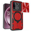 OnePlus 15 Ring Kickstand Case w/ Camera Cover [Red]