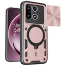 OnePlus 15 Ring Kickstand Case w/ Camera Cover [Rose Gold]