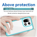 OnePlus 15 Soft TPU Bumper Shockproof Cover Case [Clear Blue]