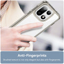 OnePlus 15 Soft TPU Bumper Shockproof Cover Case [Clear Grey]
