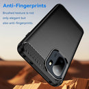 OnePlus 15R Carbon Fibre TPU Case Slim Shockproof Cover Black
