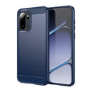 OnePlus 15R Carbon Fibre TPU Case Slim Shockproof Cover Navy