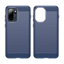 OnePlus 15R Carbon Fibre TPU Case Slim Shockproof Cover Navy
