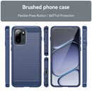 OnePlus 15R Carbon Fibre TPU Case Slim Shockproof Cover Navy