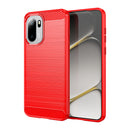 OnePlus 15R Carbon Fibre TPU Case Slim Shockproof Cover Red