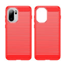 OnePlus 15R Carbon Fibre TPU Case Slim Shockproof Cover Red