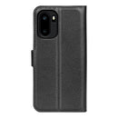 Wallet Case for OnePlus 15R – PU Leather Flip Cover with Card Holder & Stand [Black]