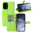 Wallet Case for OnePlus 15R – PU Leather Flip Cover with Card Holder & Stand [Green]