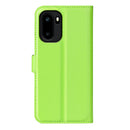 Wallet Case for OnePlus 15R – PU Leather Flip Cover with Card Holder & Stand [Green]