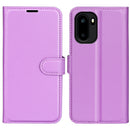 Wallet Case for OnePlus 15R – PU Leather Flip Cover with Card Holder & Stand [Purple]
