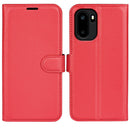 Wallet Case for OnePlus 15R – PU Leather Flip Cover with Card Holder & Stand [Red]