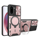 OnePlus 15R Ring Kickstand Case w/ Camera Cover [Rose Gold]