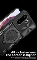 OnePlus 15R Ring Kickstand Case w/ Camera Cover [Black]
