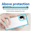 OnePlus 15R Soft TPU Bumper Shockproof Cover Case [Clear Blue]