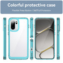 OnePlus 15R Soft TPU Bumper Shockproof Cover Case [Clear Blue]