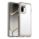 OnePlus 15R Soft TPU Bumper Shockproof Cover Case [Clear Grey]