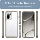 OnePlus 15R Soft TPU Bumper Shockproof Cover Case [Clear Grey]